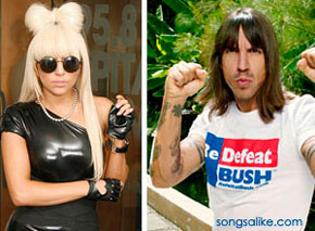 Did Lady Gaga ripoff Anthony Kiedis?